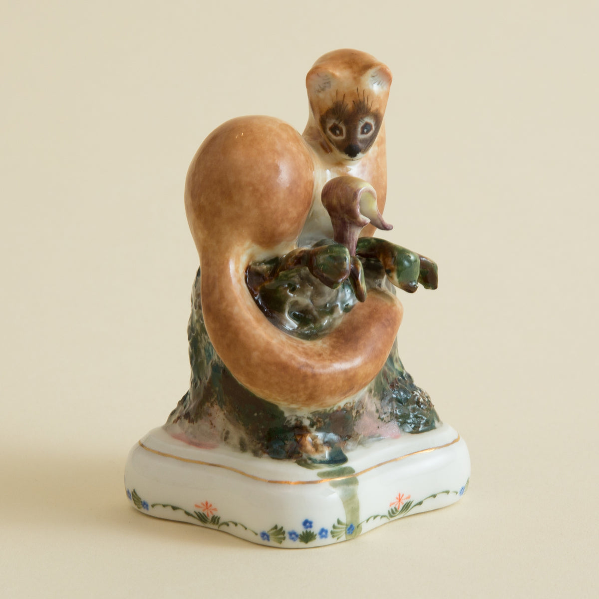 Ferret & Aroid Figurine