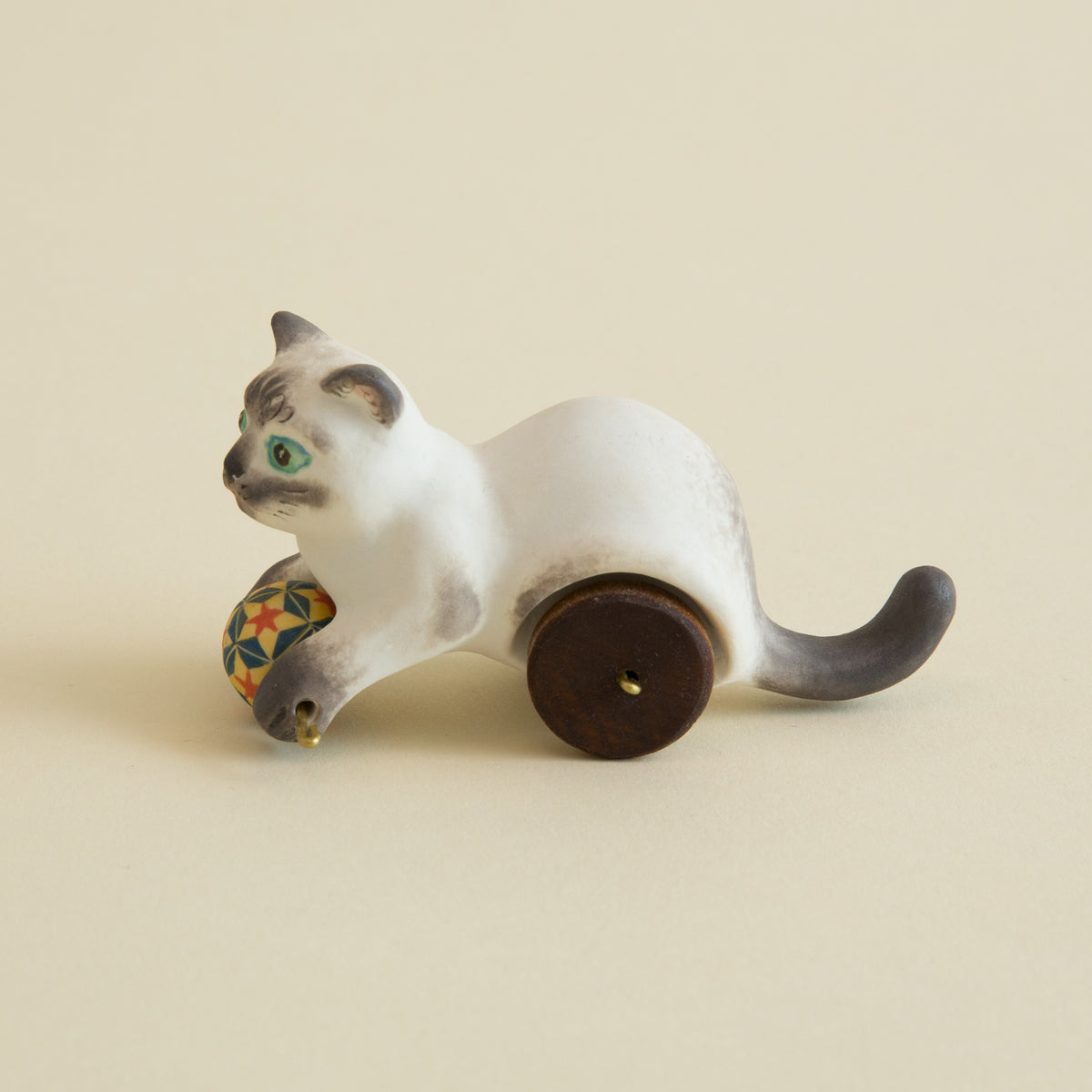 Cat & Ball Figurine