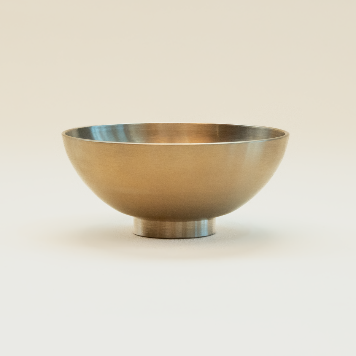 Korean Bronzeware Bowl with Foot - S, L