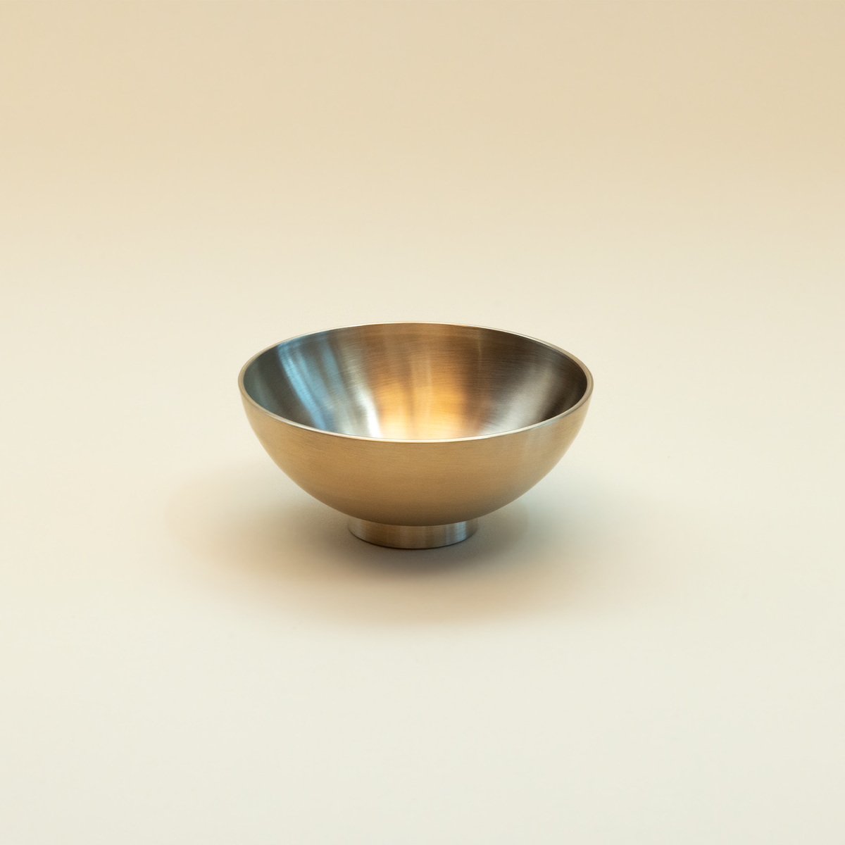 Korean Bronzeware Bowl with Foot - S, L