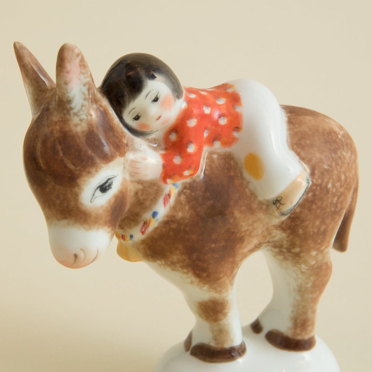 Child & Donkey FigurineFigurines
