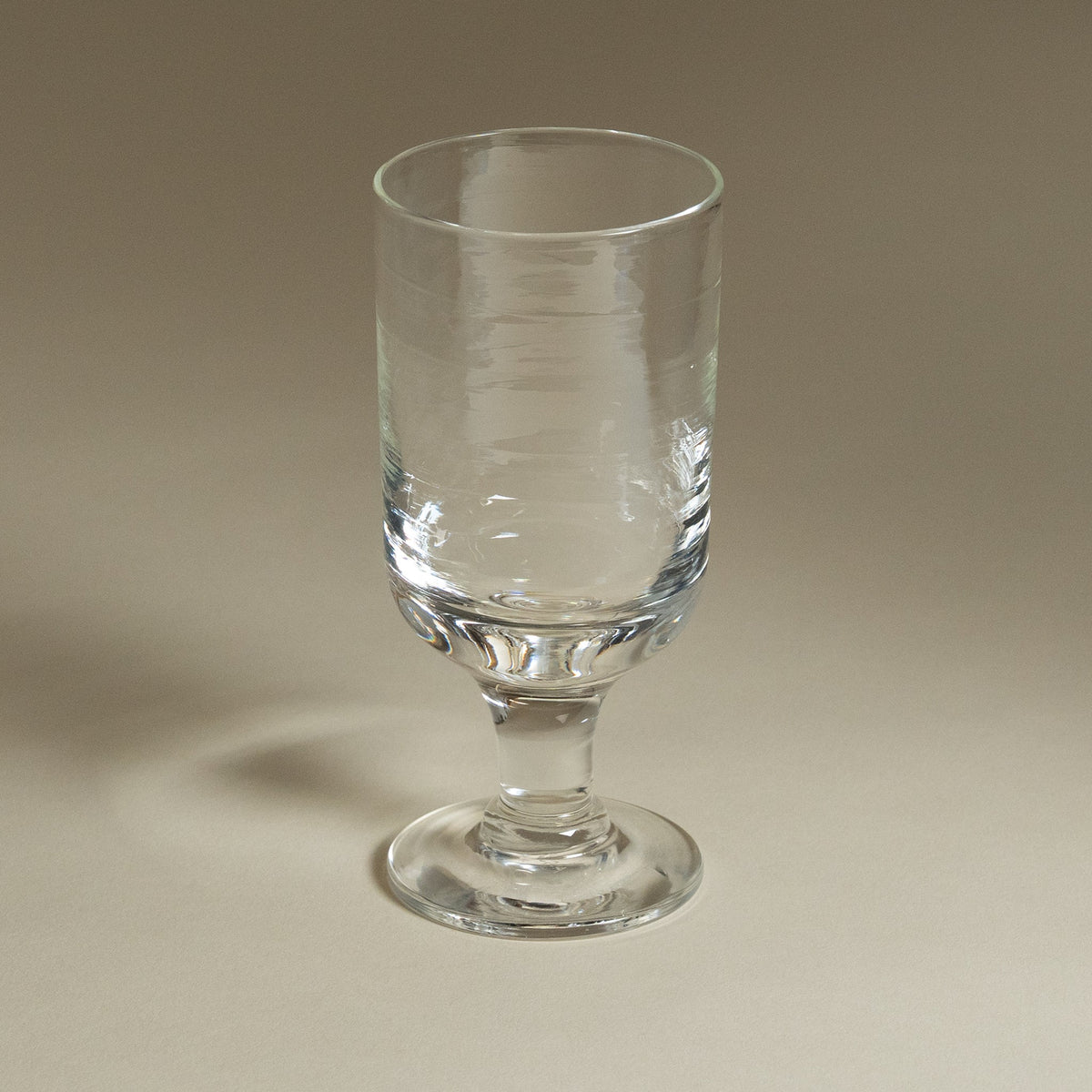 Handblown Thick Stemmed Glass - Drinking Glass