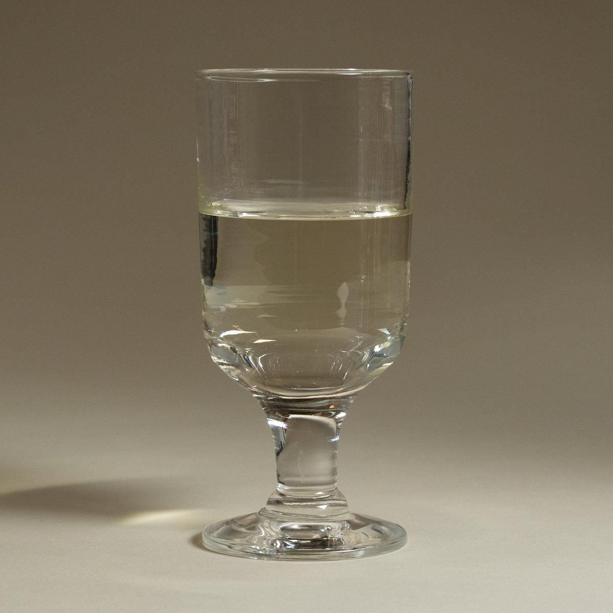 Handblown Thick Stemmed Glass - Drinking Glass
