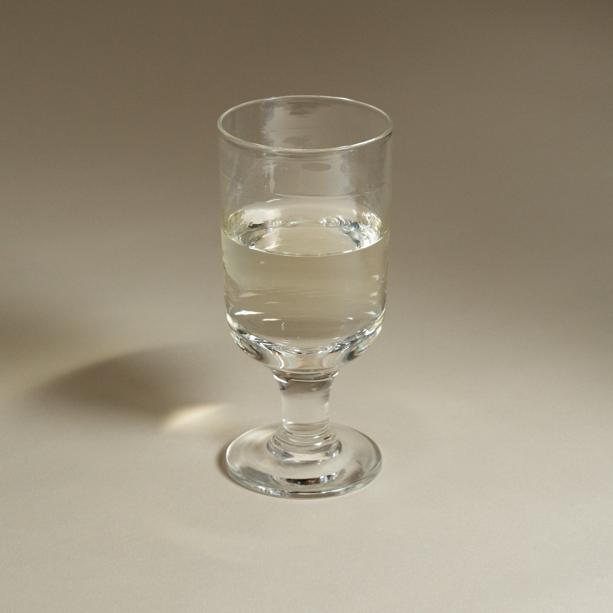 Handblown Thick Stemmed Glass - Drinking Glass