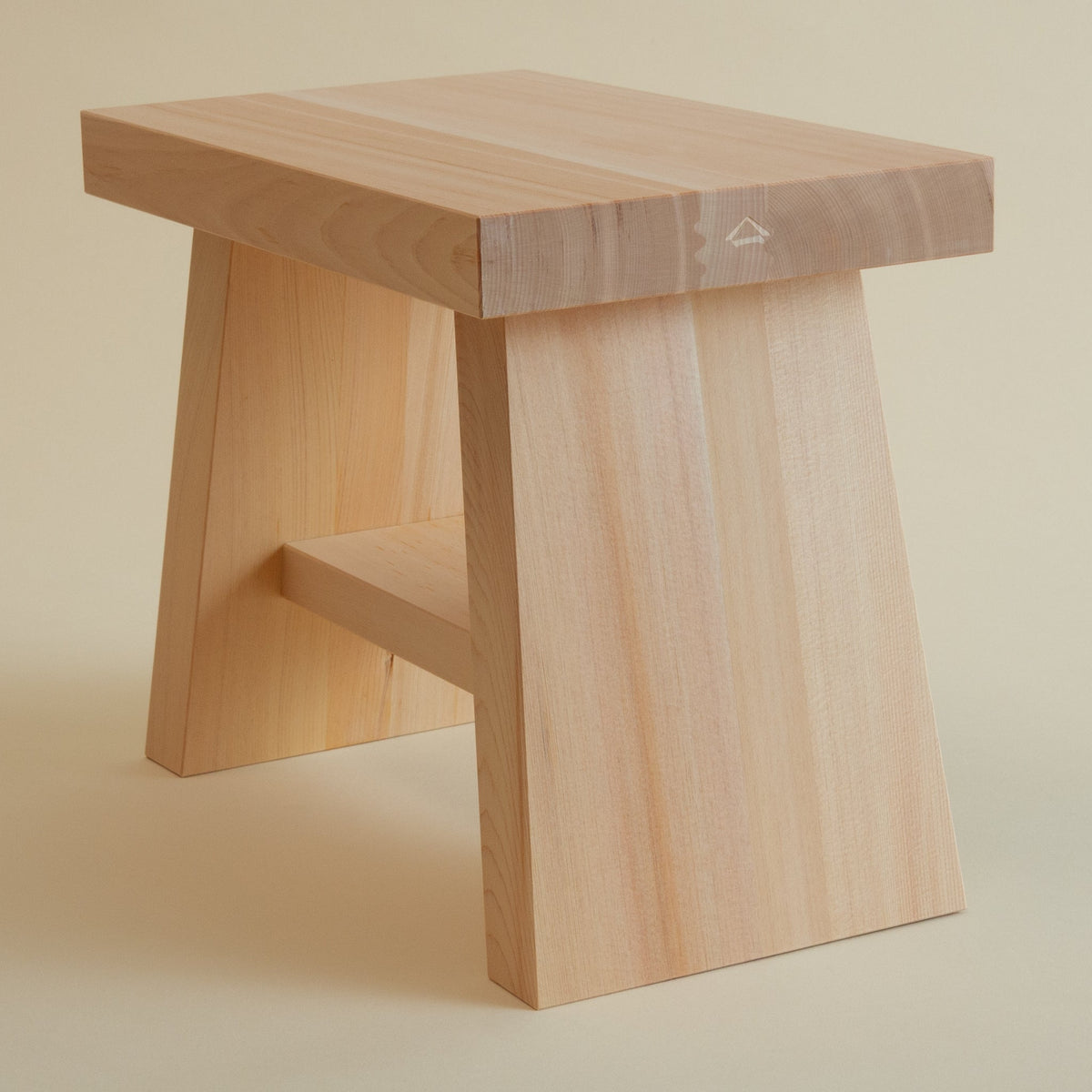 Hinoki Bath StoolBench