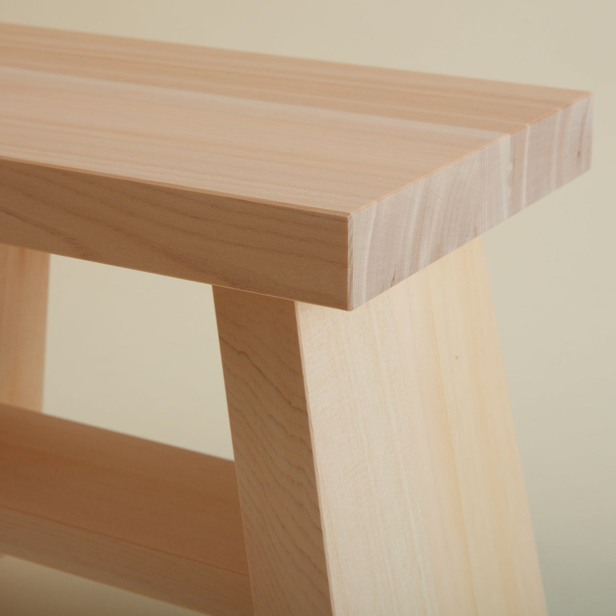 Hinoki Bath StoolBench