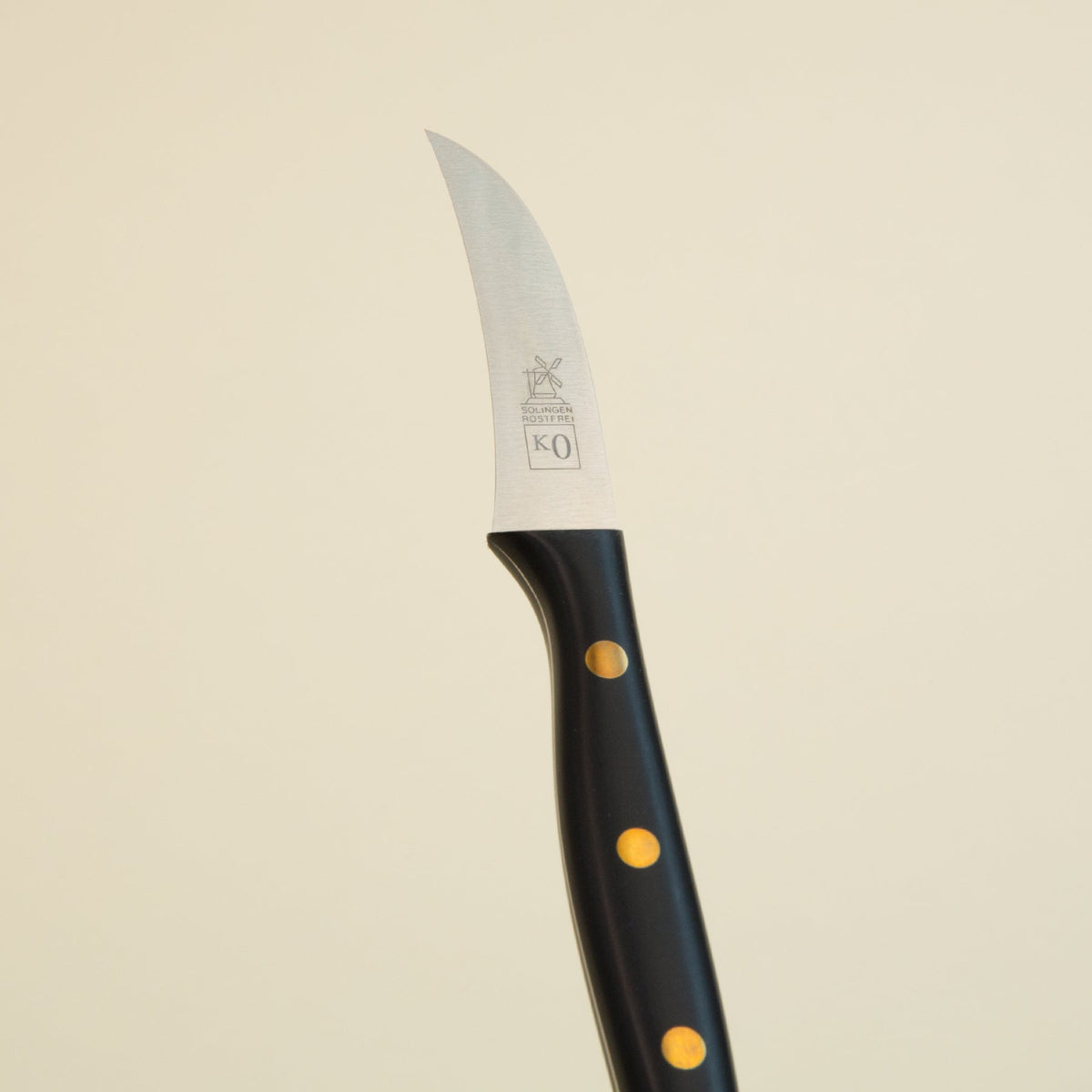 K0 Peeling Knife - POMPOM w/ Brass Rivets