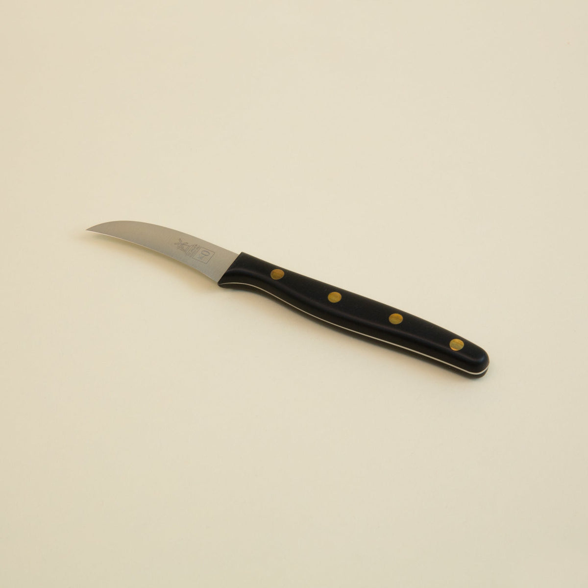 K0 Peeling Knife - POMPOM w/ Brass Rivets