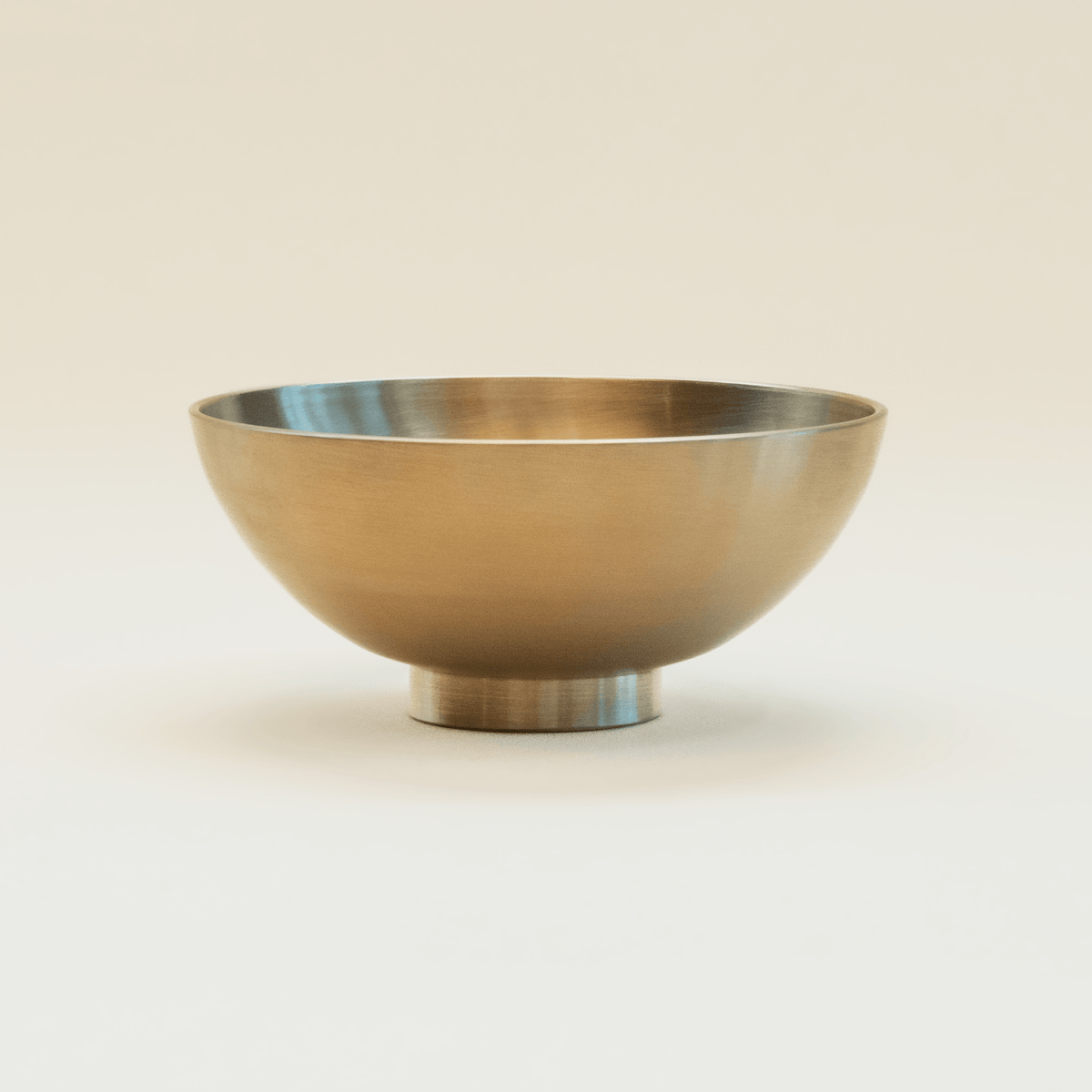 Korean Bronzeware Bowl with Foot - LLarge