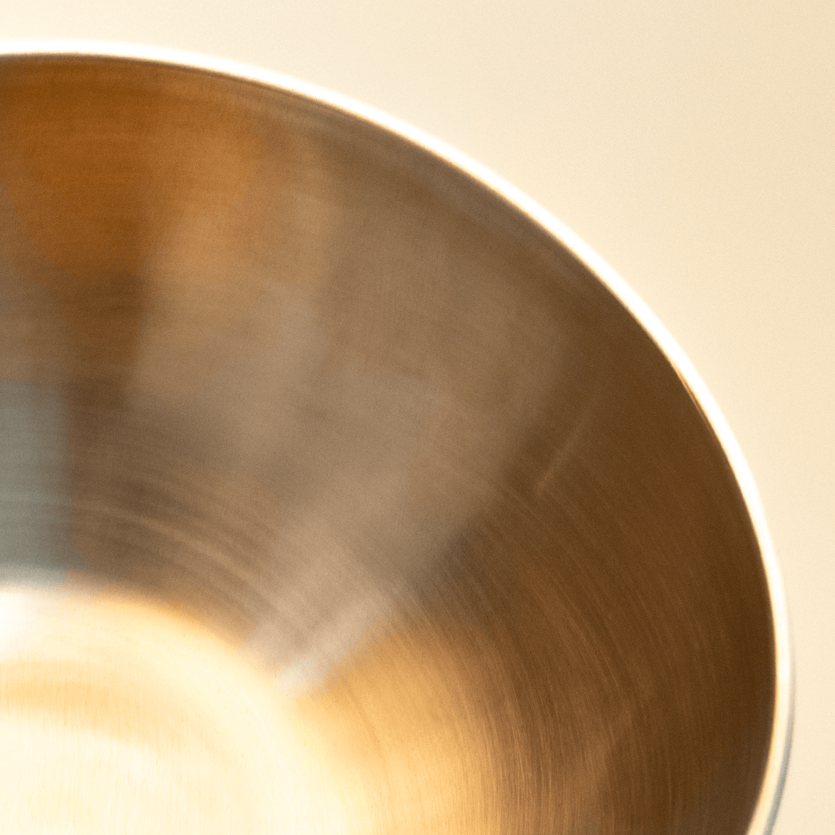 Korean Bronzeware Bowl with Foot - LLarge