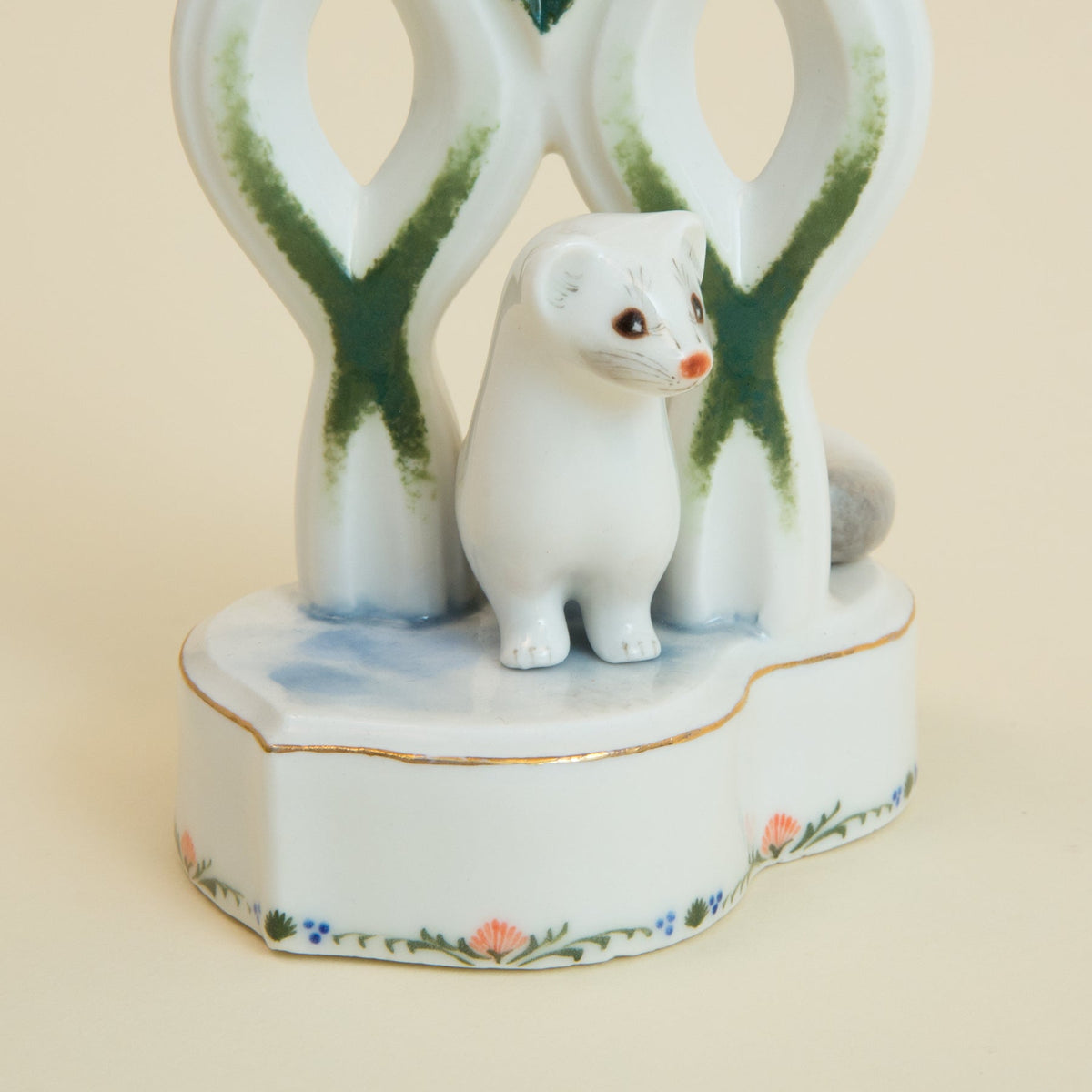Snow Tree & White Ferret Figurine SetFigurines