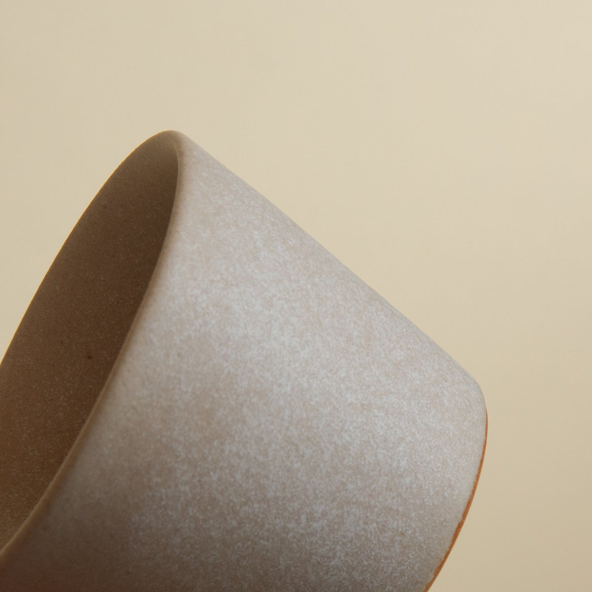 Tea Cup and Saucer - Stone Beige PatinaTea Cup