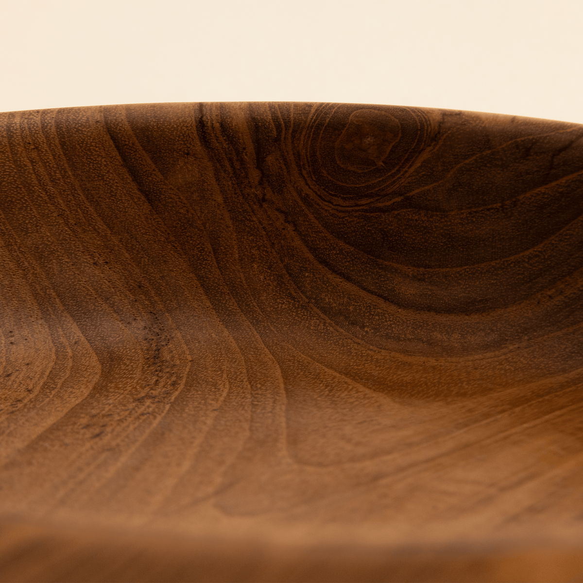 Teak Shallow BowlSmall