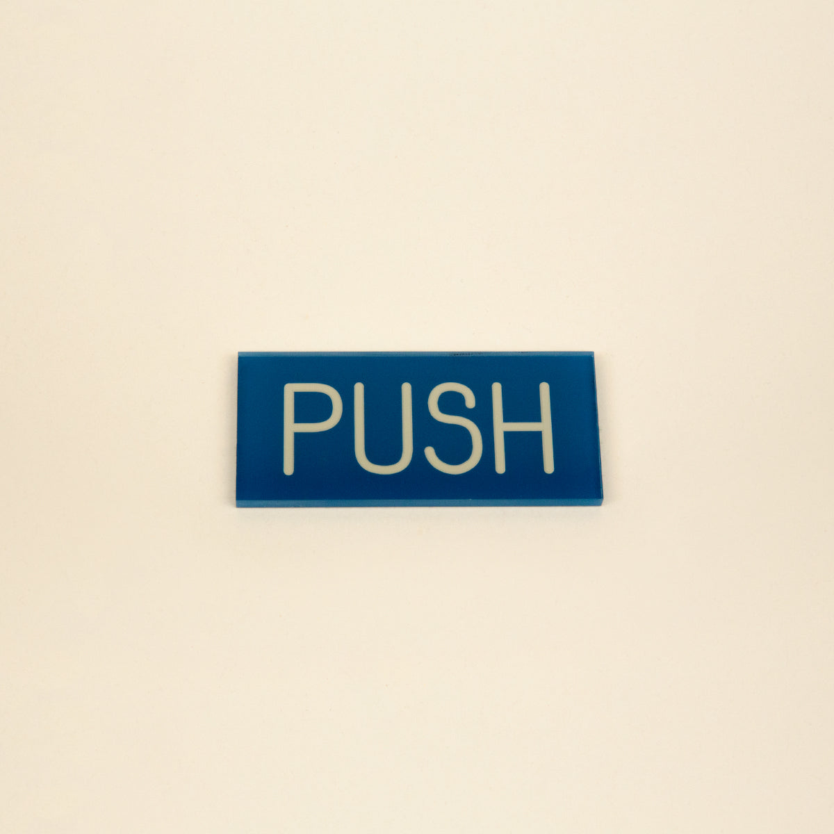 Acrylic Push Sign