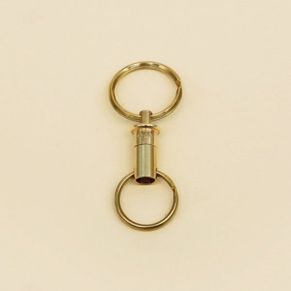 Premium Quick Release Key Ring (Brass Body) - Defense Warehouse