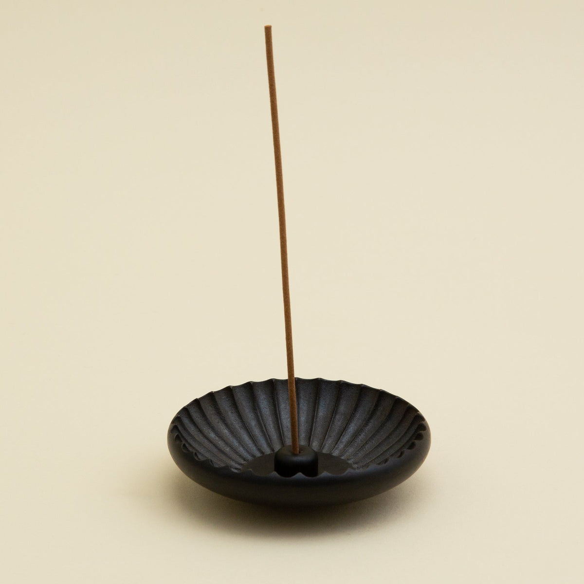 Brass Incense Holder - Black