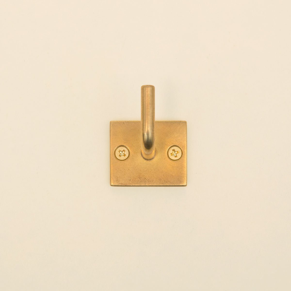 Brass Wall Hook - Square