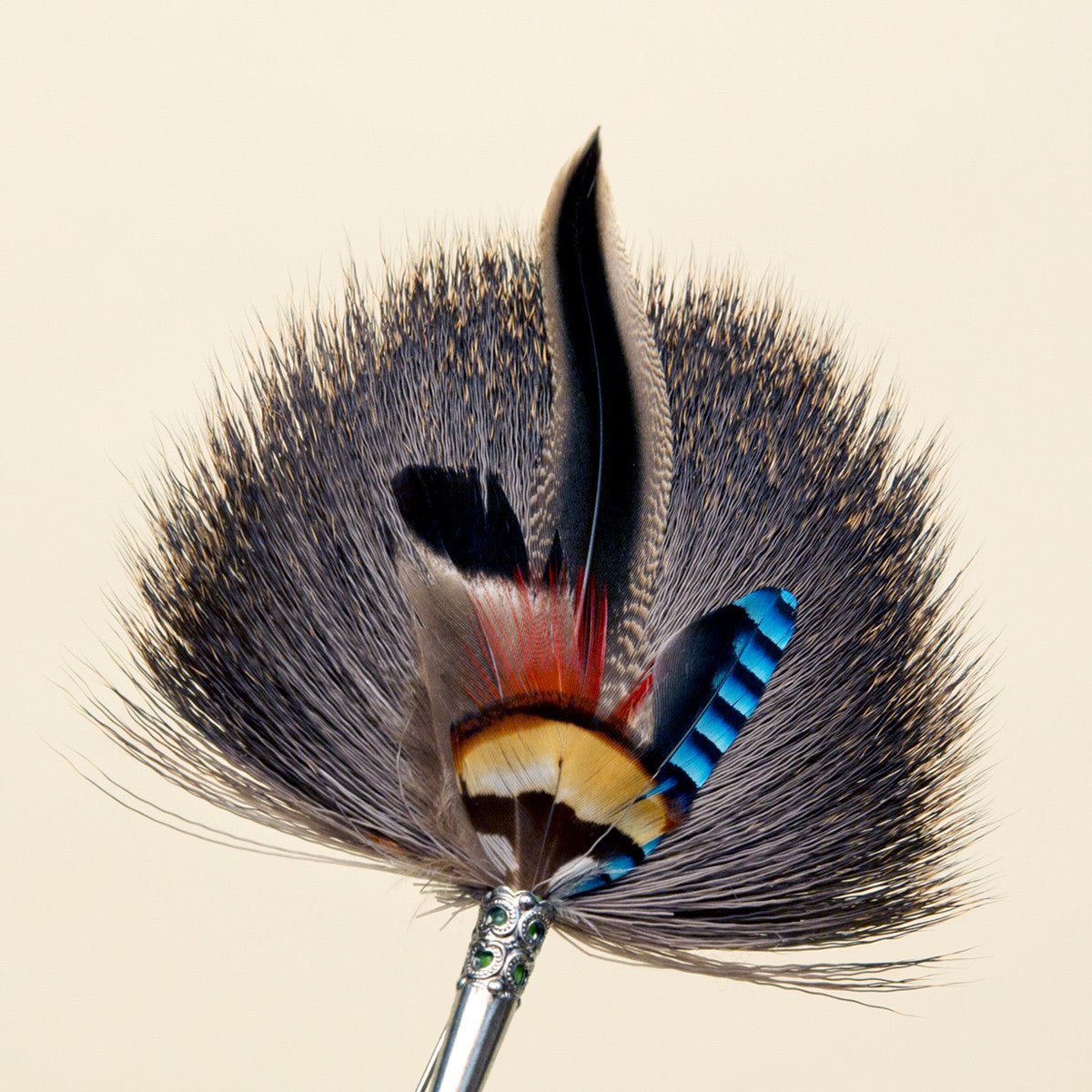 German Feather Pin