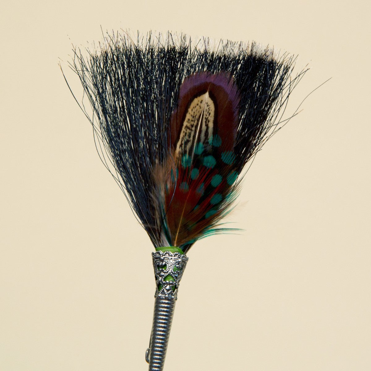 German Feather Pin