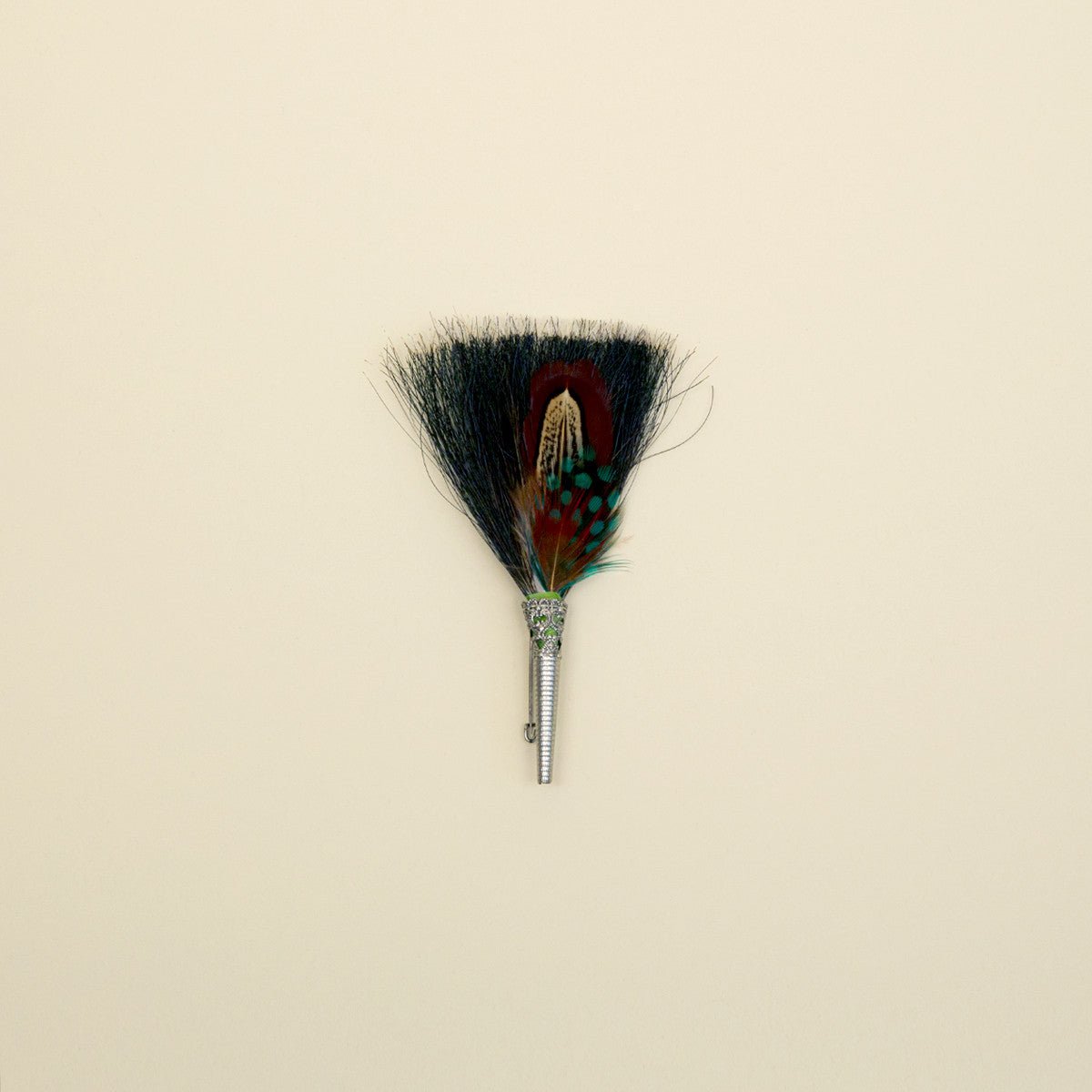 German Feather Pin