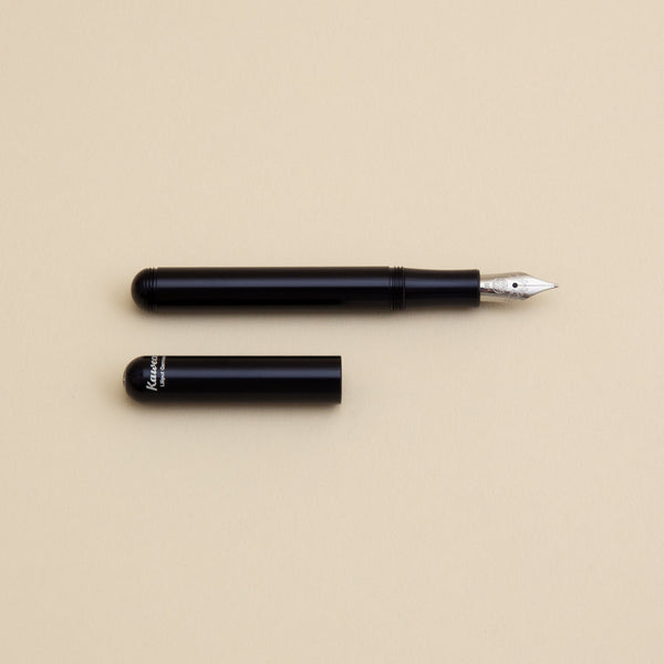 Kaweco Liliput Fountain Pen - Black, Fine Nib, Compact Aluminum Body