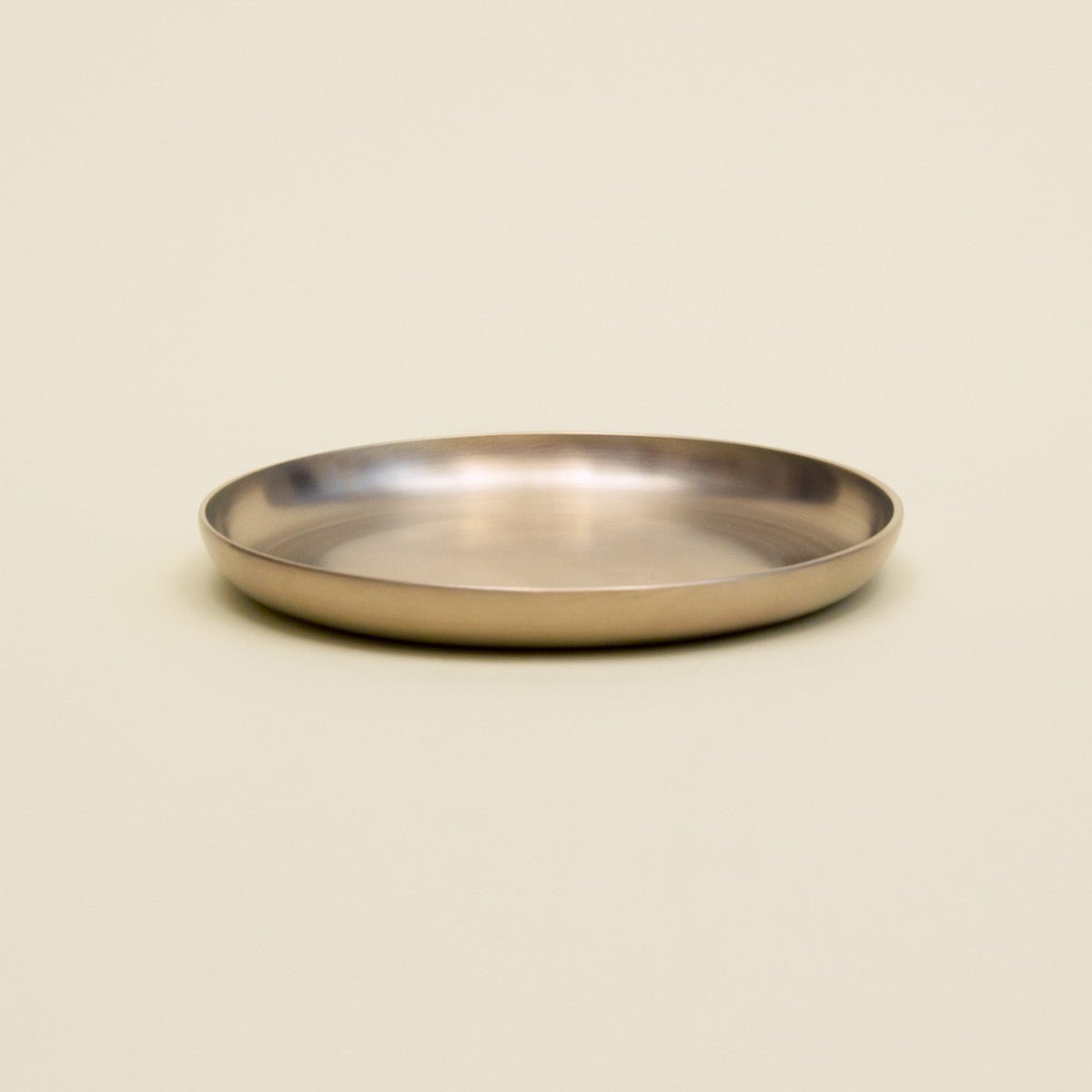 Korean Bronzeware Flat Plate - L