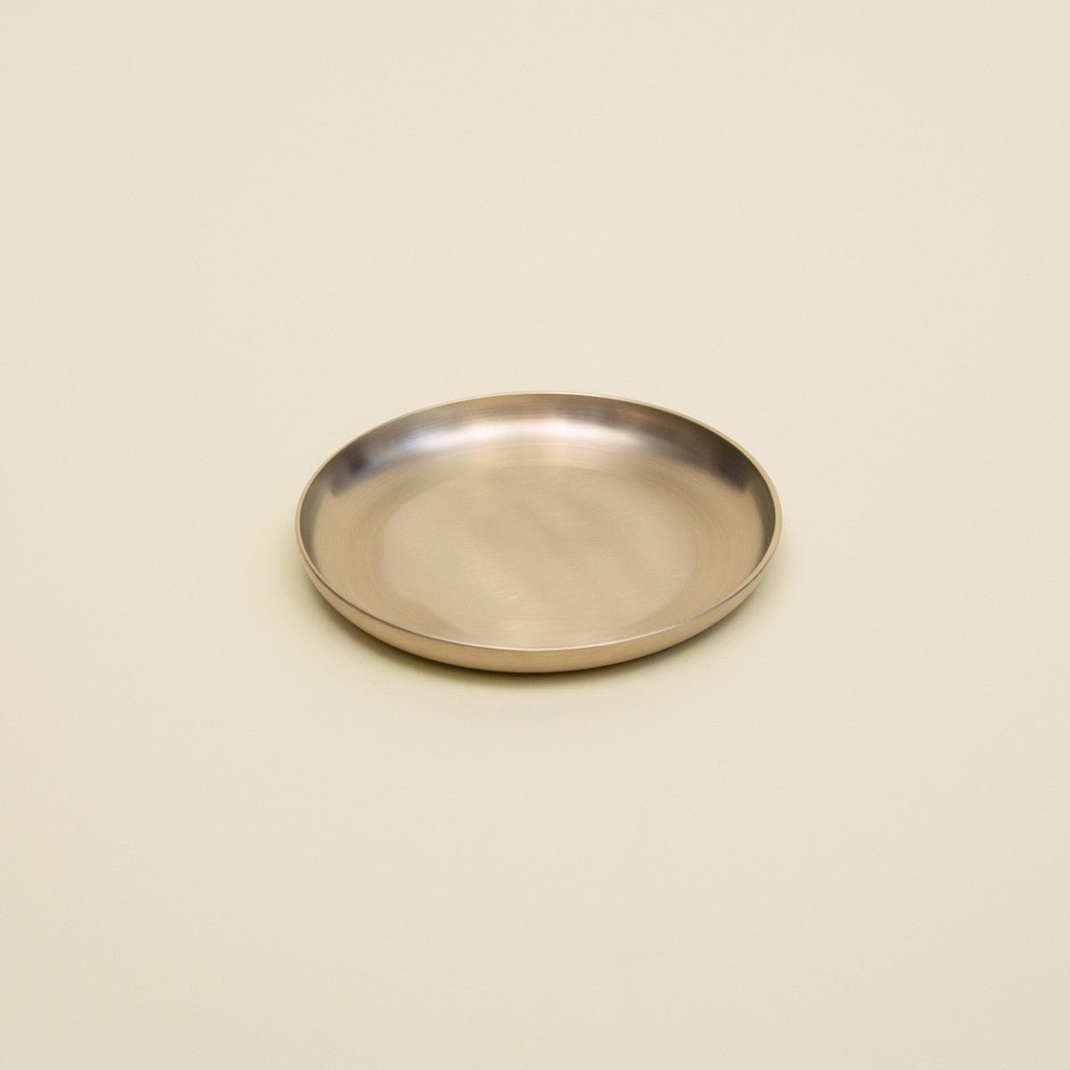 Korean Bronzeware Flat Plate - L