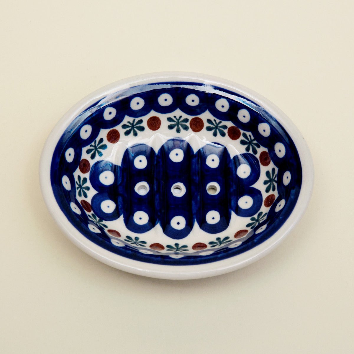 Polish Soap Dish - Blue