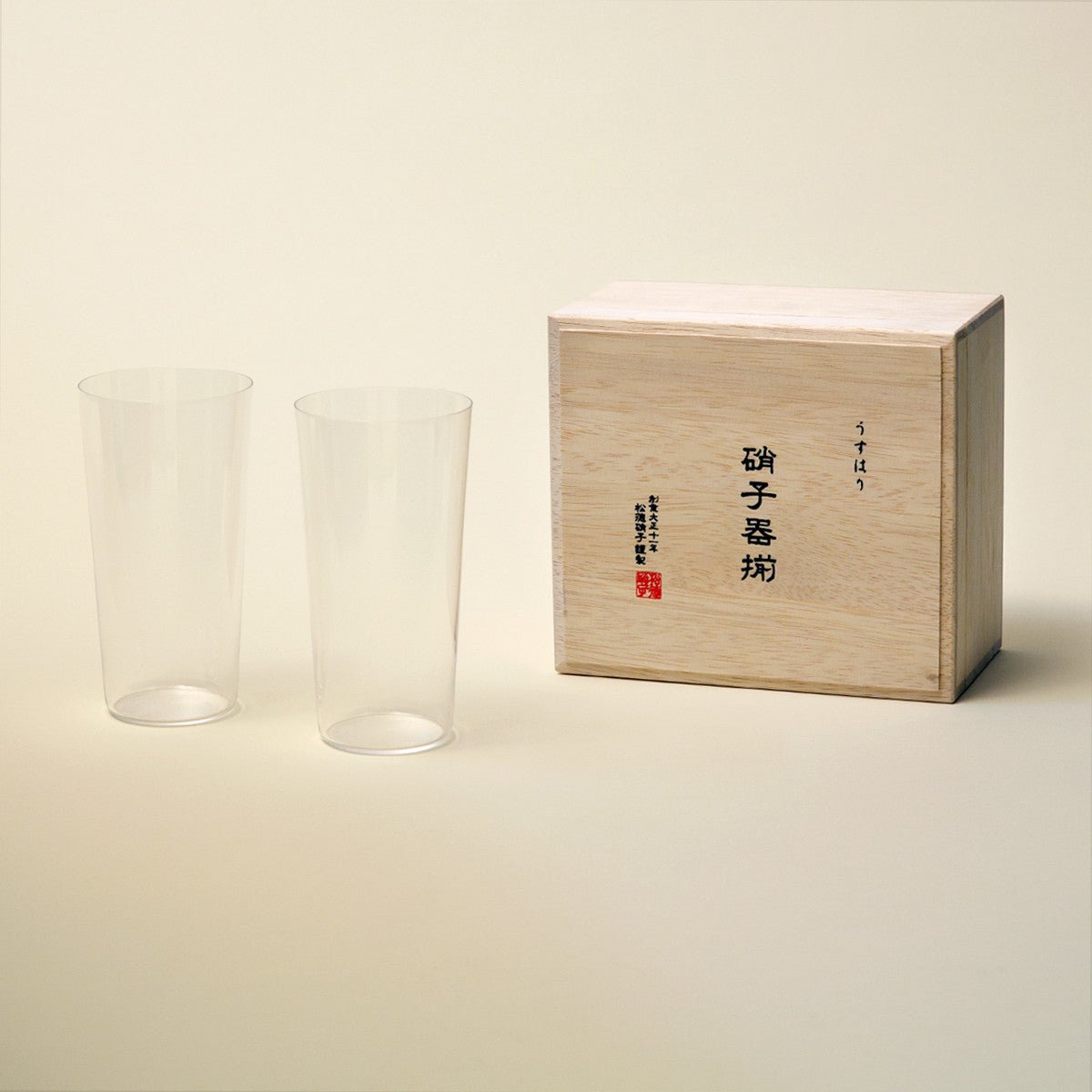 Usuhari Beer Glass Gift SetMedium