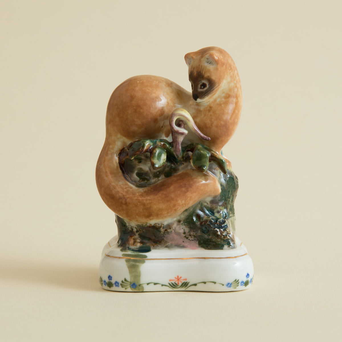 Ferret & Aroid Figurine