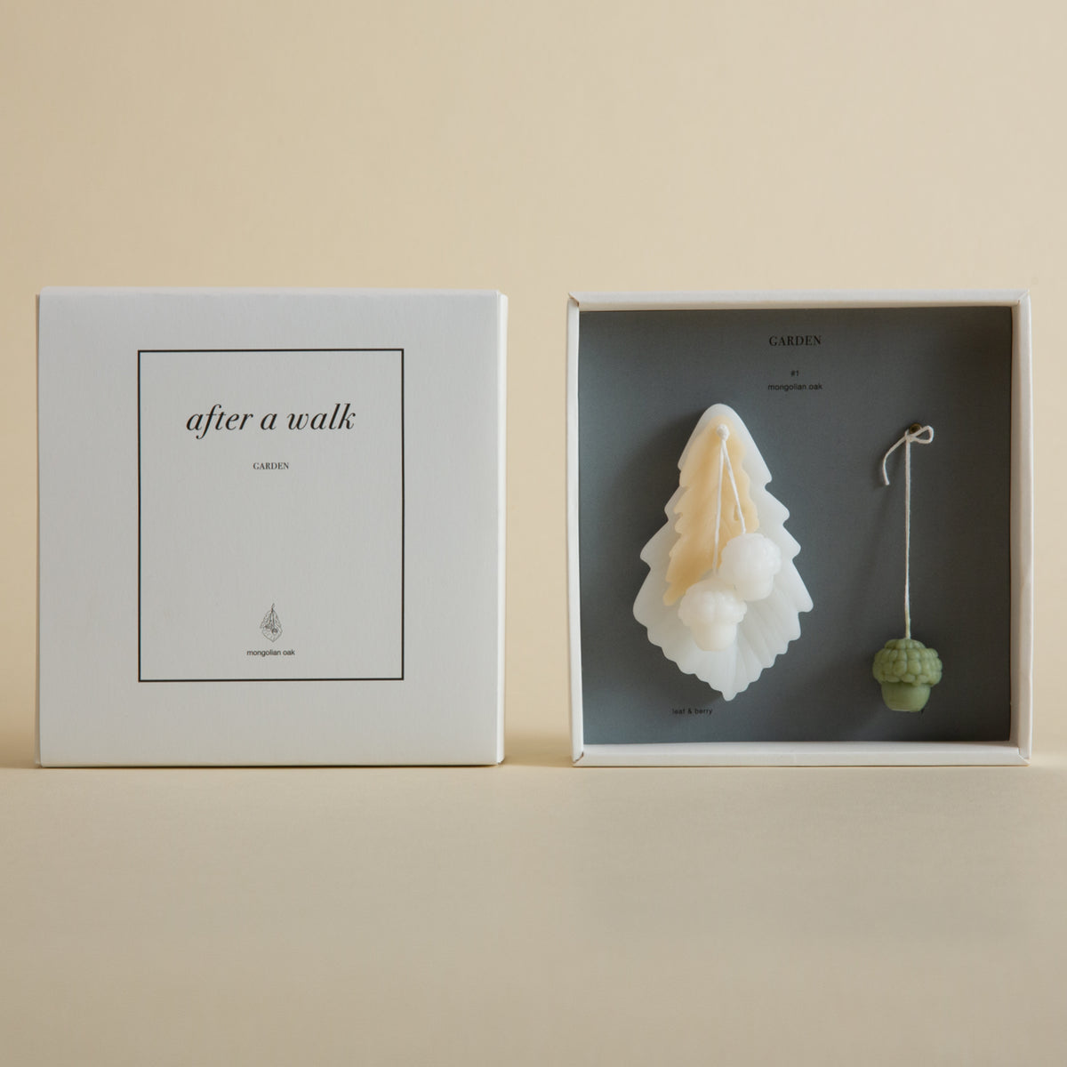 Wax Tablet and Candle Set - Mongolian Oak