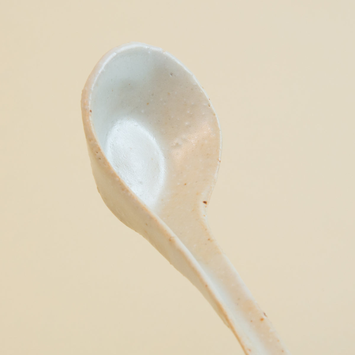 Japanese Renge Soup Spoon - Shino