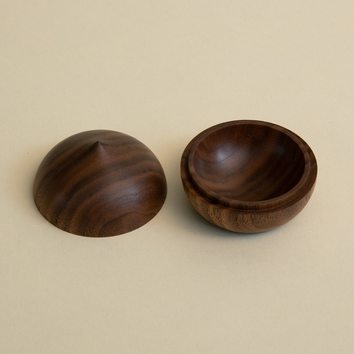 Raindrop Ornament L - Walnut