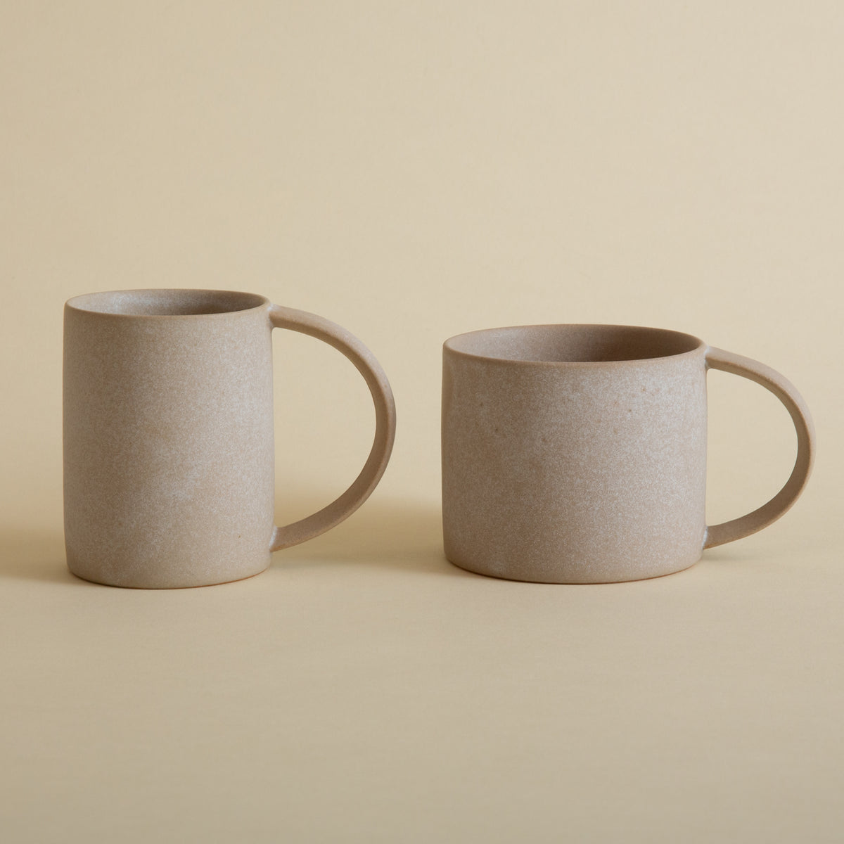 Oblong Mug - Stone Beige