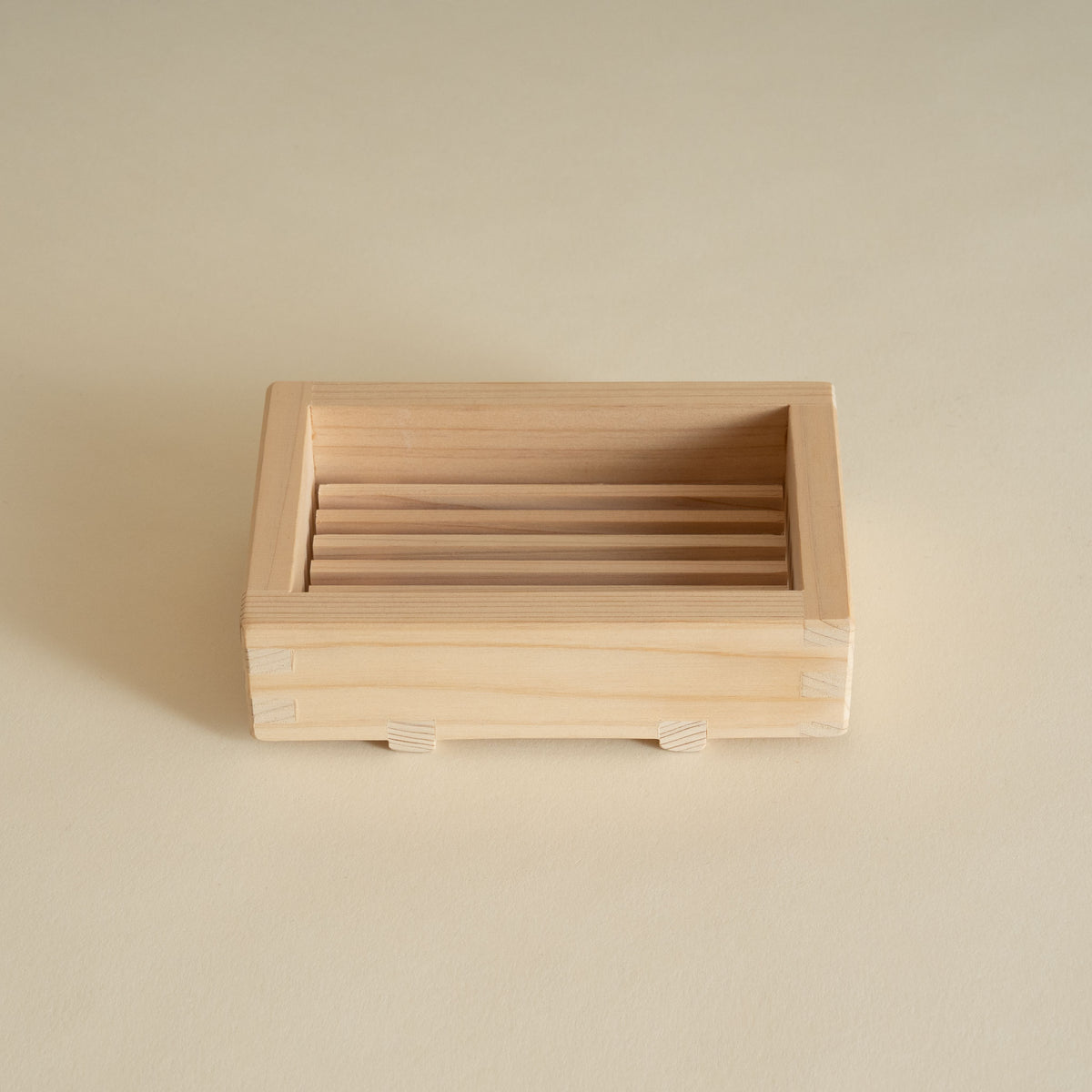 Hinoki Soap Dish - Removable Tray