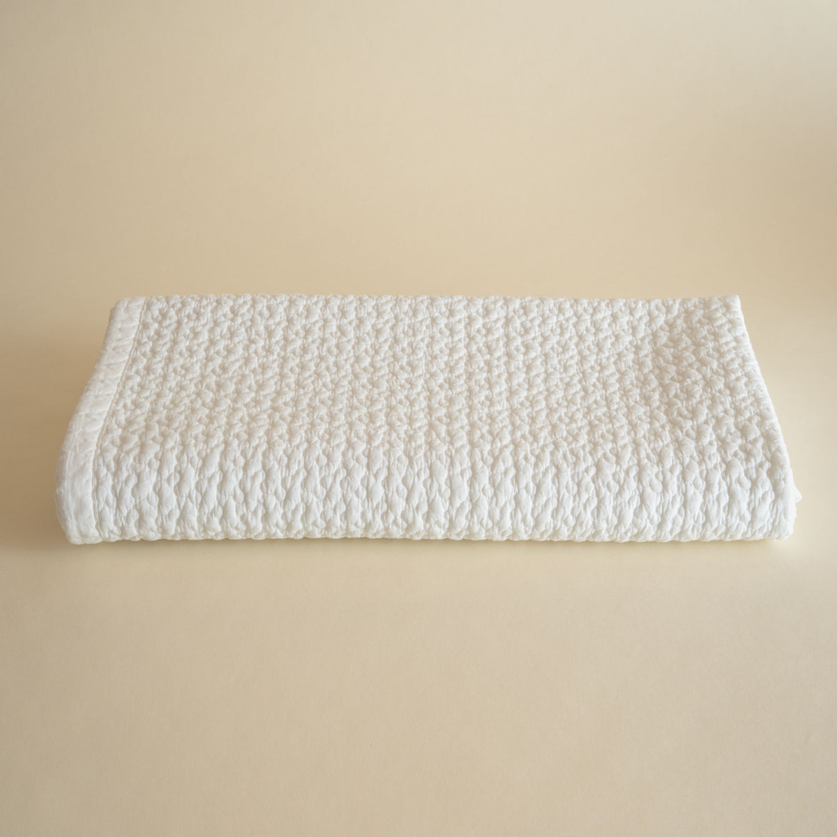 Korean Quilted Blanket - Ivory