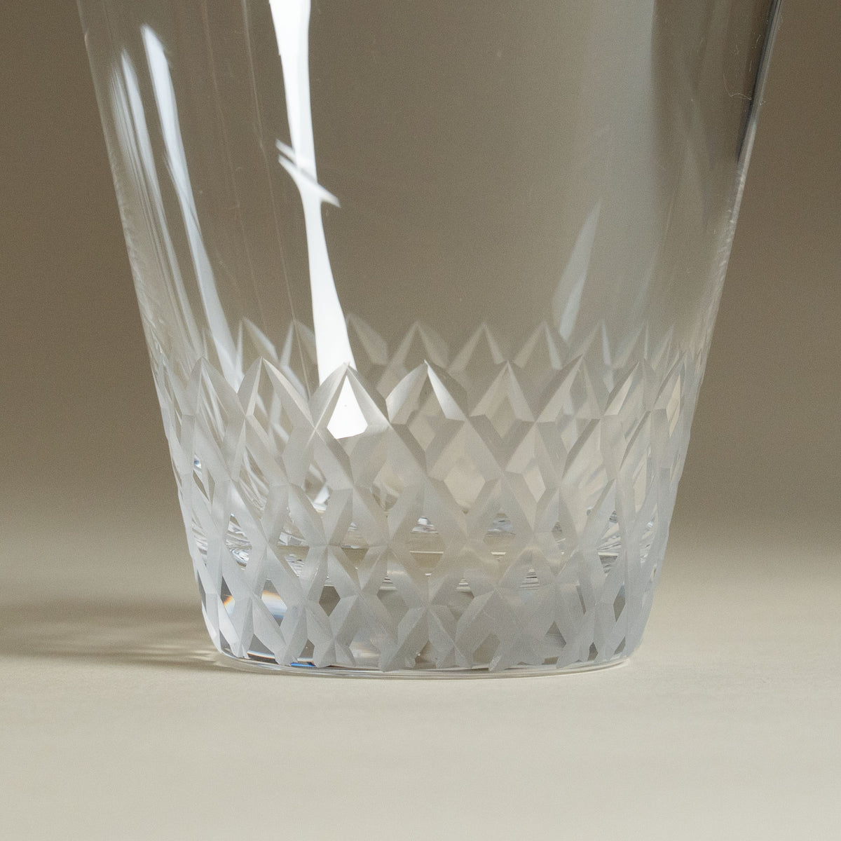 Edo Kiriko Whiskey Glass - Frosted