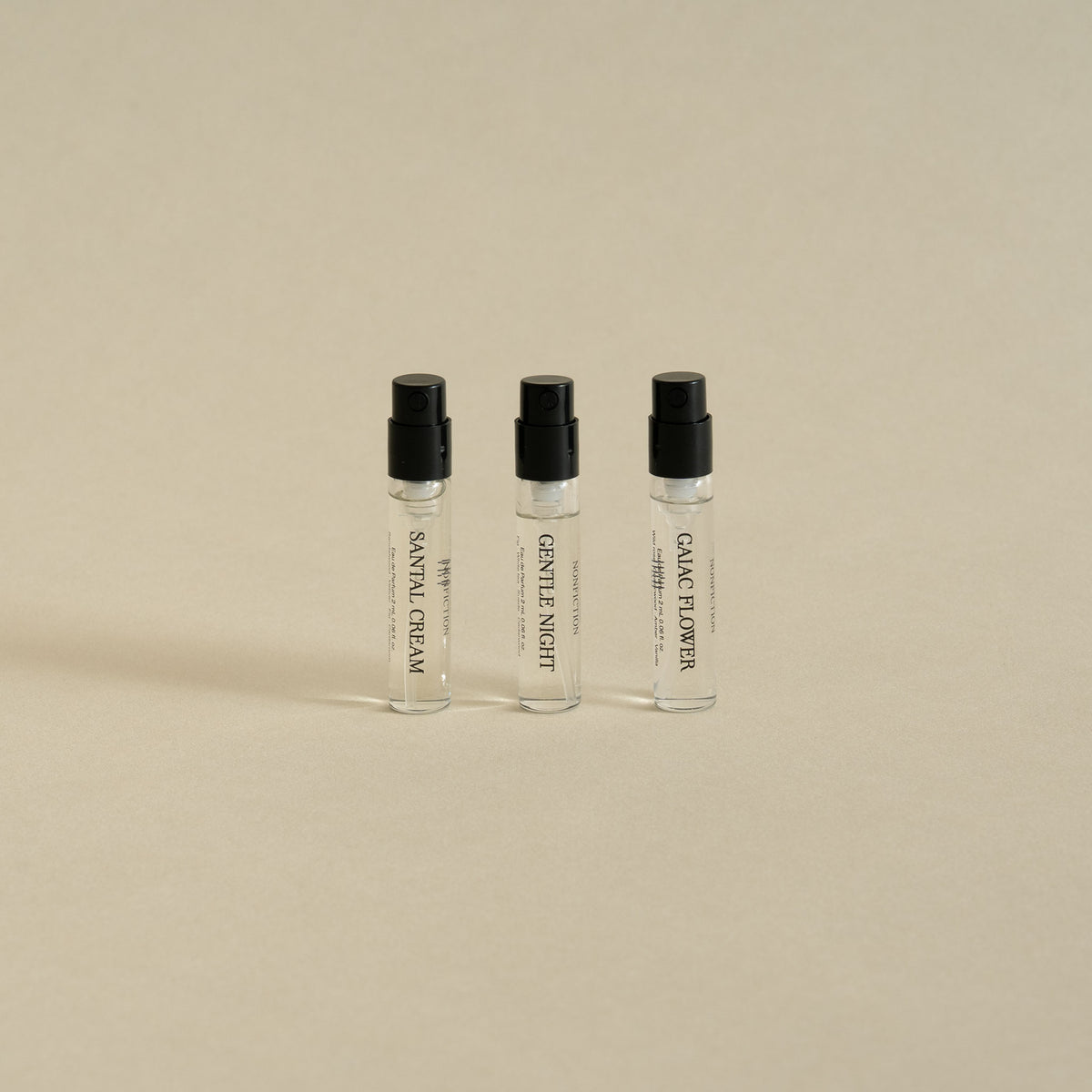 Nonfiction eau de parfum discovery set of three 2mL bottles