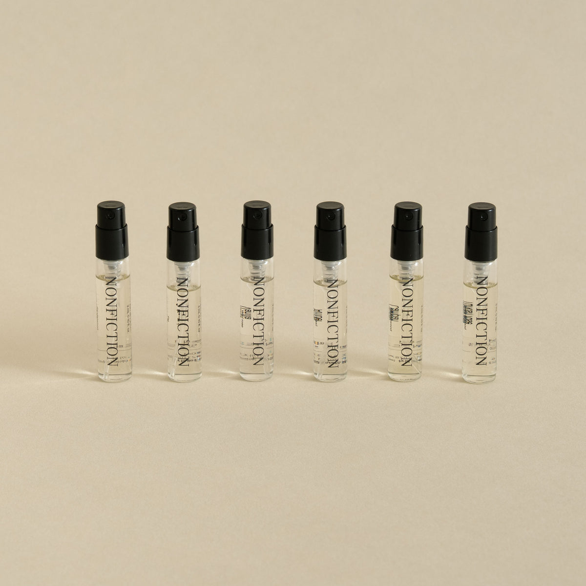 Nonfiction eau de parfum discovery set of six 3mL bottles