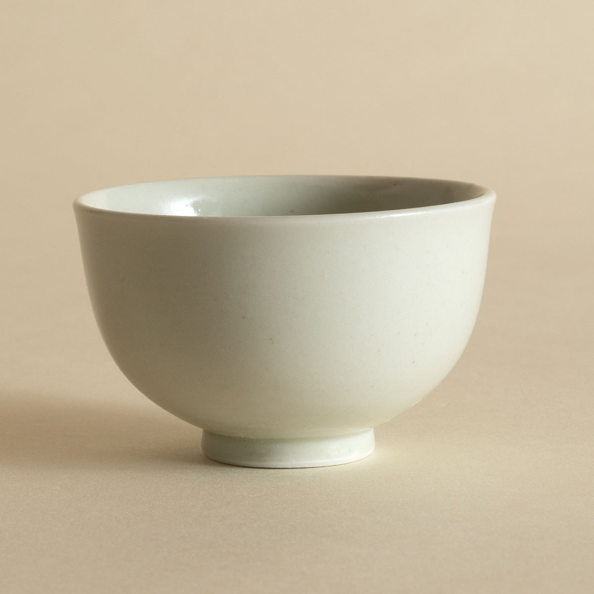 Porcelain Tea Cup and Pewter Plated Saucer