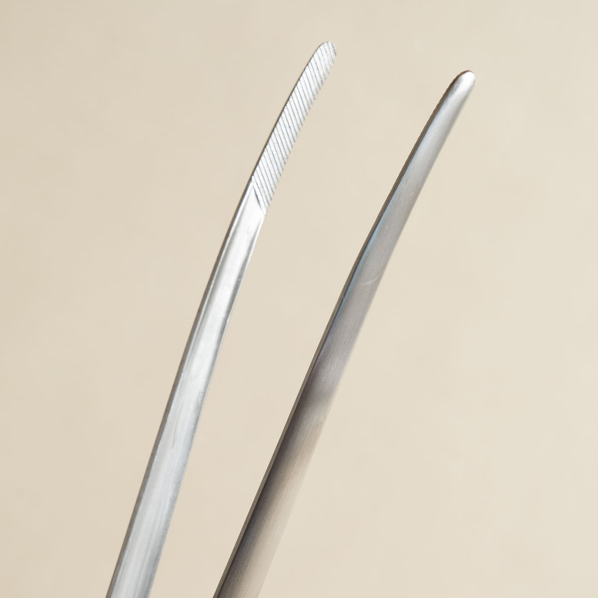 Self-Standing Stainless Steel Tongs