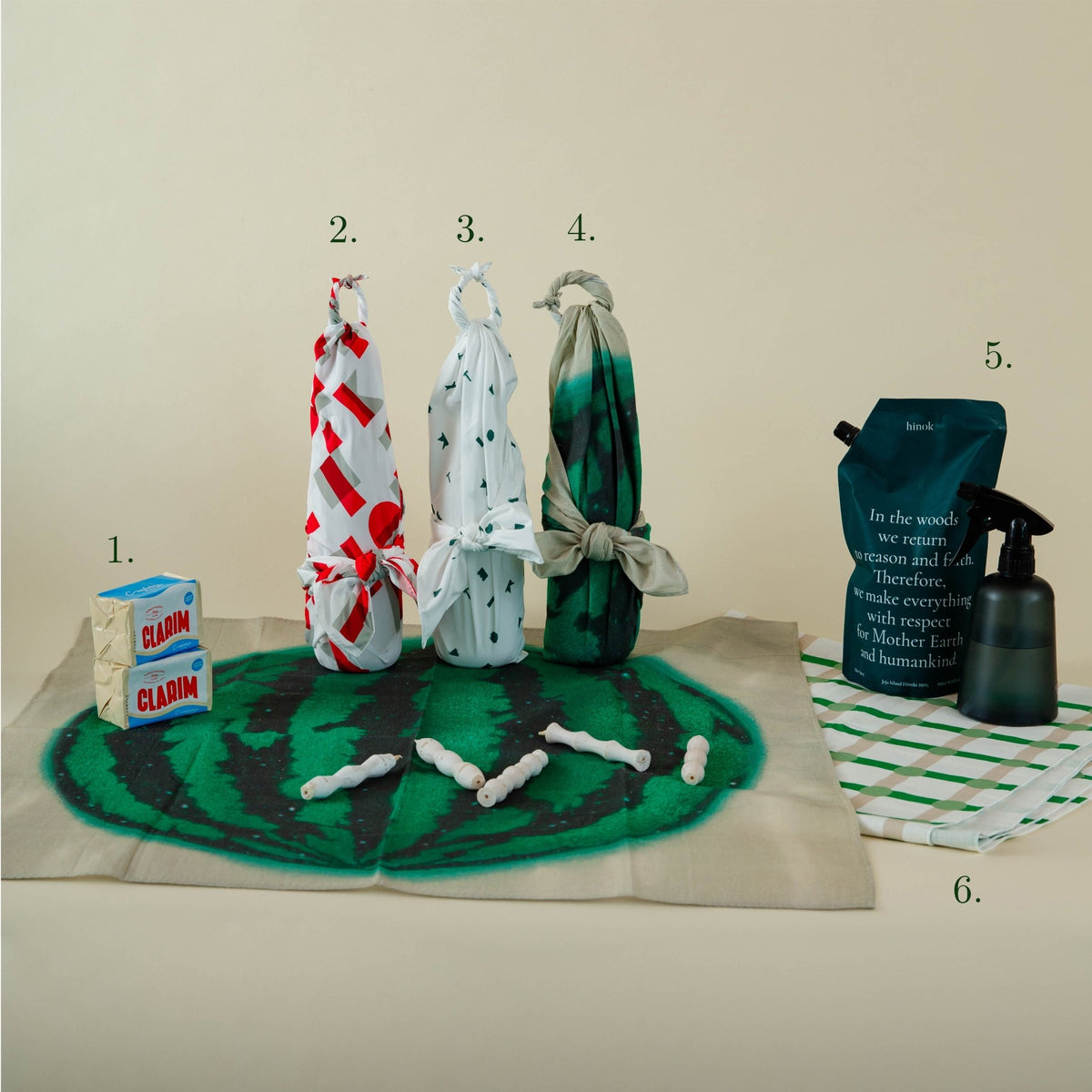 Assorted Home Goods2. Dokkaebi Bojagi - Red