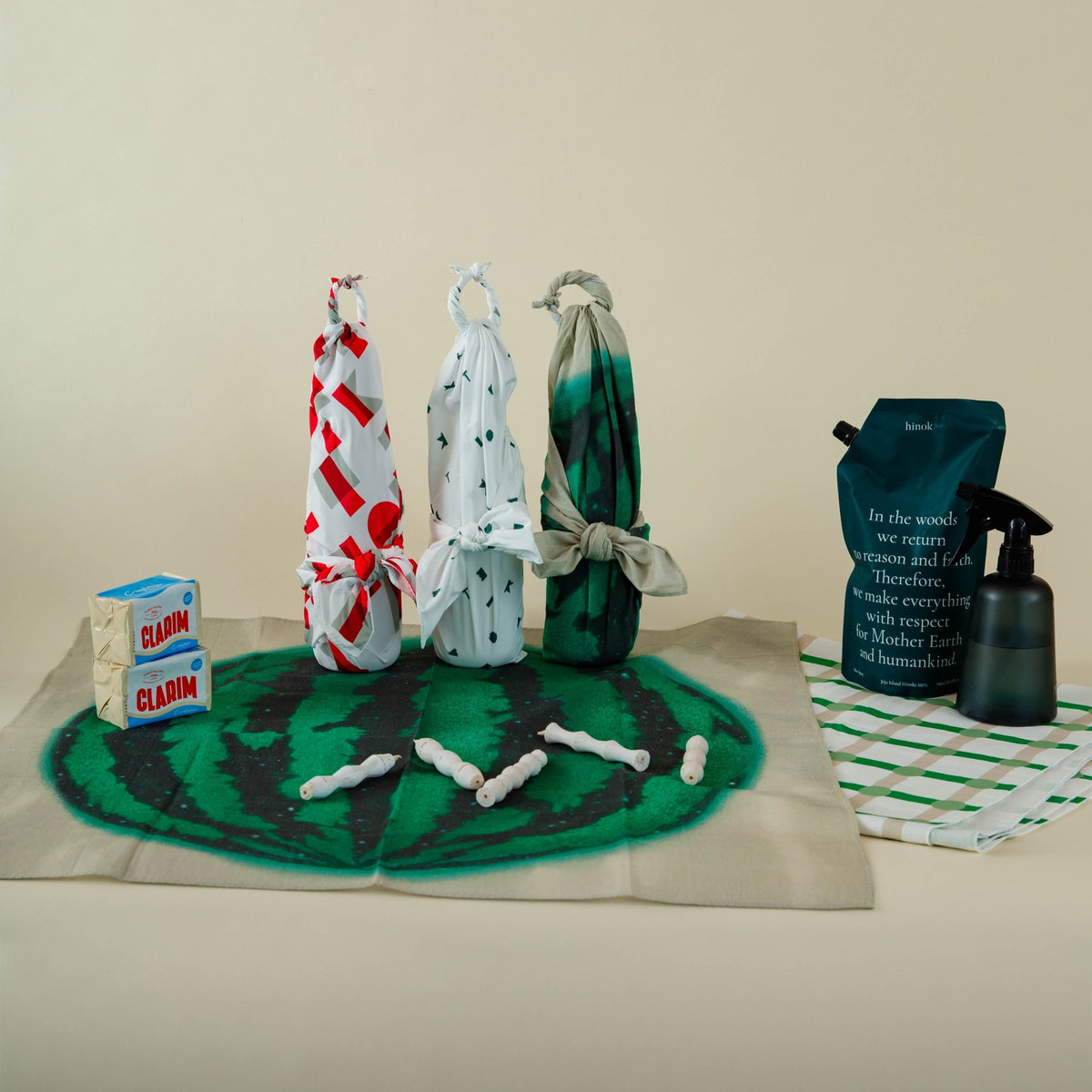 Assorted Home Goods2. Dokkaebi Bojagi - Red