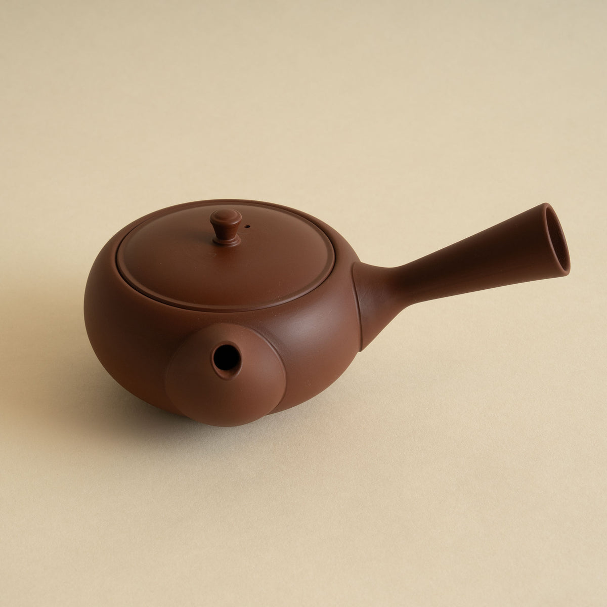 Azmaya Flat Tea Pot - Brown