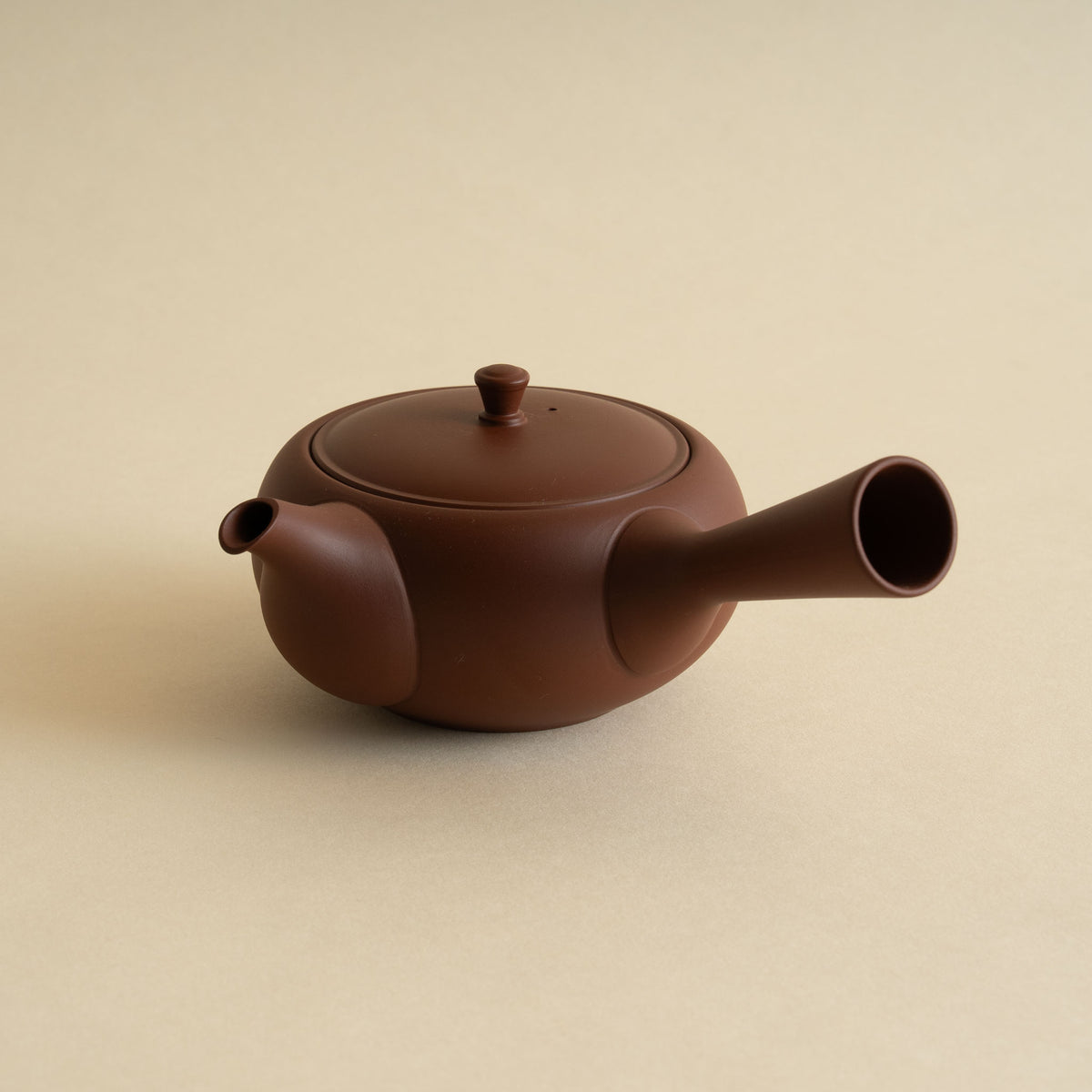 Azmaya Flat Tea Pot - Brown