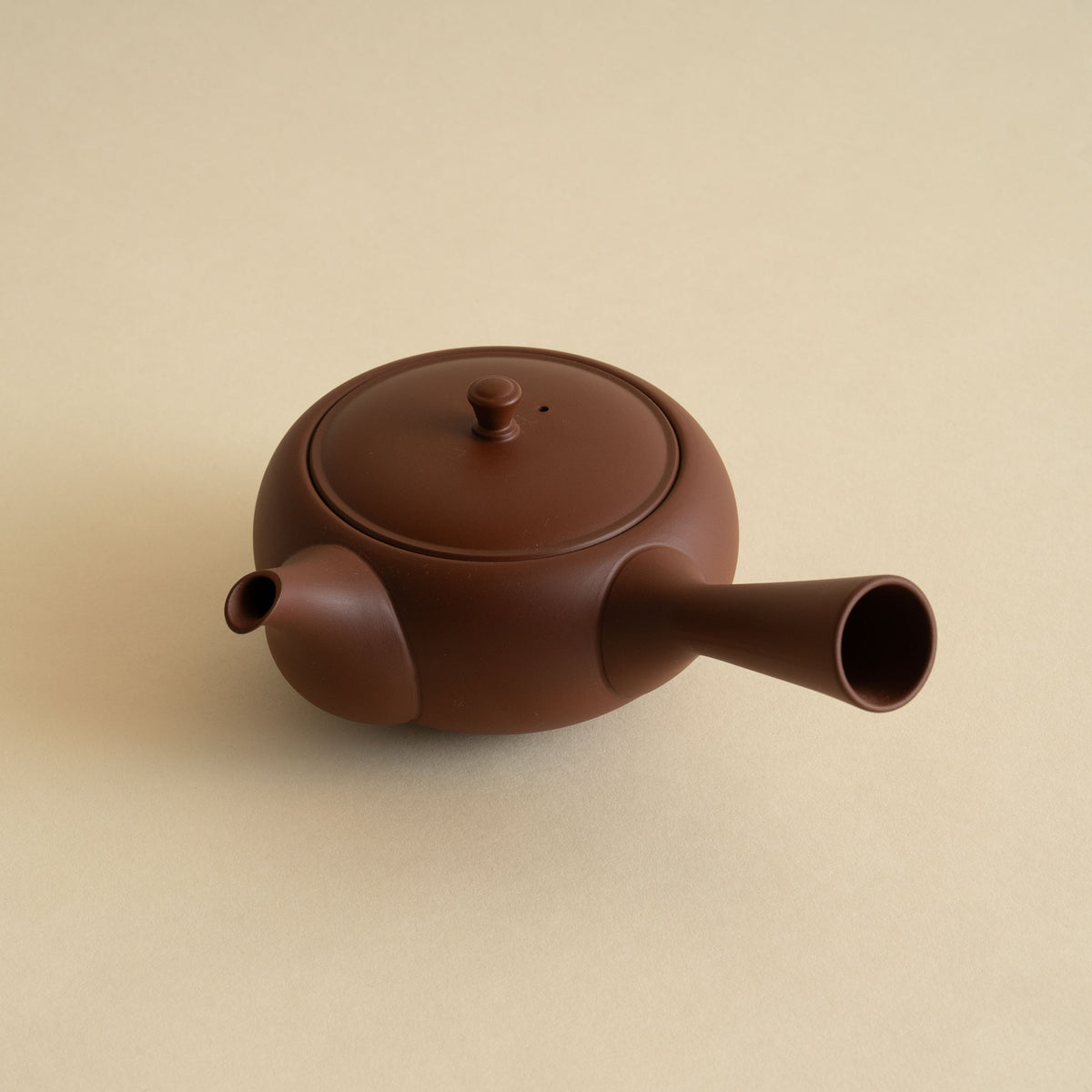 Azmaya Flat Tea Pot - Brown