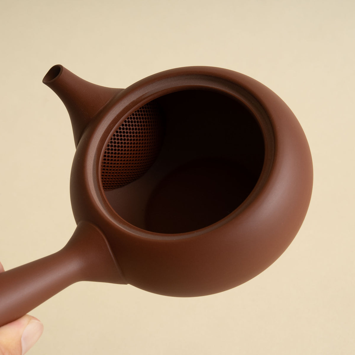 Azmaya Flat Tea Pot - Brown