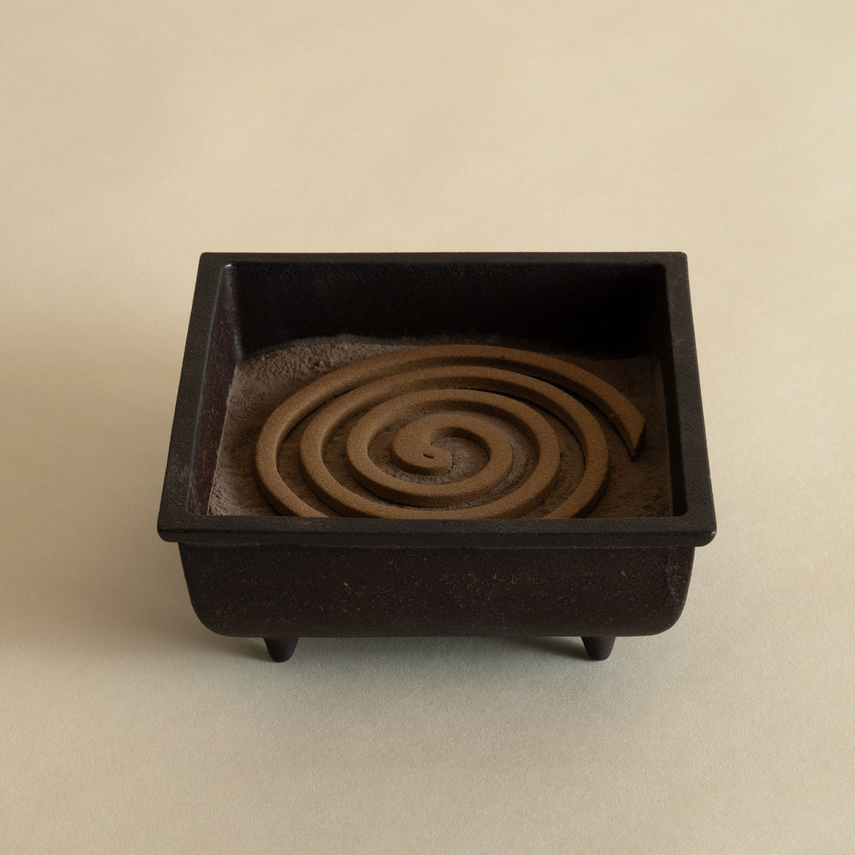 Cast Iron Mosquito Coil & Incense Dish