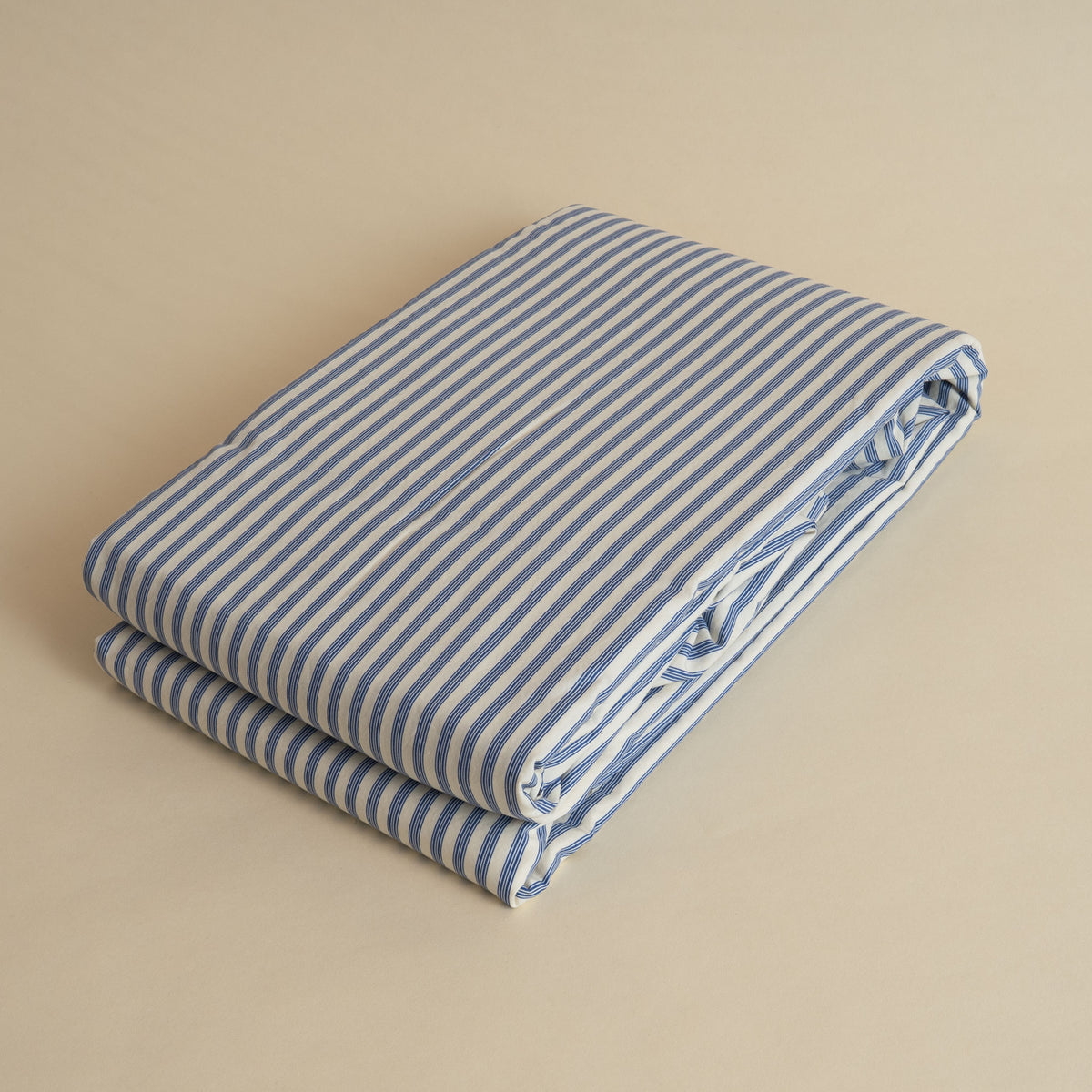 Tekla Organic Cotton Percale Duvet Cover - Skagen Stripes