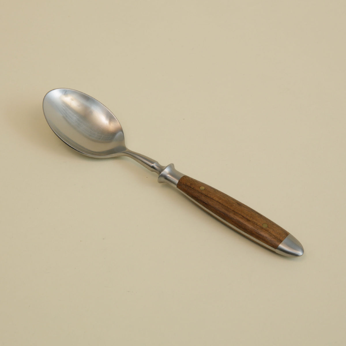 Eichenlaub Hand-Forged Table Spoon - Dark Oak